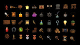 3D RPG character props from LAYERLAB Shop, set 1, featuring detailed fantasy-themed models for tabletop gaming and digital projects.