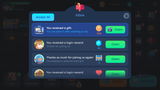 Simple casual GUI interface design by LAYERLAB Shop featuring an inbox layout with clean, modern visuals and user-friendly elements.