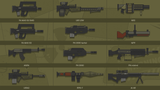Layerlab Shop 2D military item icons featuring various military symbols and insignias in a clear, detailed digital illustration.