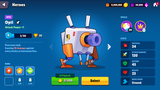 GUI Pro casual game interface design featuring character artwork, created by 내 스토어, with detailed visual elements.