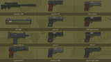 2D military icons set by LAYERLAB Shop, featuring various military equipment and insignia in a clean, illustrative style.