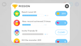 Simple round interface GUI by LAYERLAB Shop, featuring clean design and minimalistic visuals in the mission-themed image.