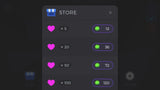 LAYERLAB Shop GUI Neon interface displayed on screen with vibrant neon design and interface elements.