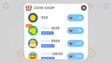Simple round GUI interface button from LAYERLAB Shop, featuring a clean, minimalist design with a metallic coin appearance.