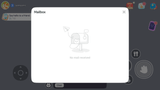 Empty mailbox interface in GUI Life Game by LAYERLAB Shop, featuring a minimalist mailbox design with a slot for mail.