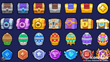 Casual game icon pack by LayerLab featuring economy and item icons