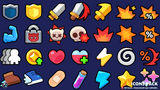 Casual game icon pack by LayerLab featuring consumable and stat icons