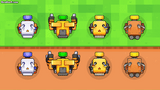 Top view of a 2D character from LAYERLAB Shop, showcasing colorful cartoon-style design and detailed character features.