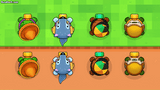 Top view of a 2D character illustration from LAYERLAB Shop, showcasing colorful character design and detailed features.