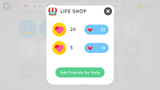 Simple round GUI interface design by LAYERLAB Shop, featuring a clean, minimal circular layout on a black background.