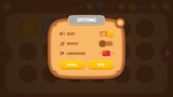 LayerLab Shop GUI wooden interface settings screen showing customizable options and controls in a sleek, modern design.