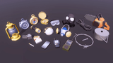 3D casual survival props from LAYERLAB Shop, detailed models of everyday survival gear and accessories.