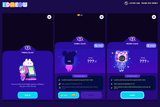 Neon2 interface design by LAYERLAB Shop, showcasing vibrant neon-style UI elements on a digital screen.