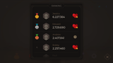Dark Geo interface design by LAYERLAB Shop, featuring geometric shapes and ranking elements in a sleek, dark-themed digital layout.