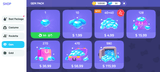 LayerLab Shop GUI Life Game interface screenshot showing game elements and design layout in a colorful, user-friendly style.
