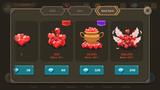 LayerLab Shop GUI interface featuring a mystical stone design with vibrant colors and intricate details on the interface screen.