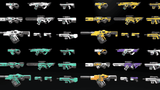 3D sci-fi gun prop from LAYERLAB Shop, featuring futuristic design and detailed textures for use in digital or 3D projects.
