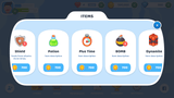 BlueSky interface by LAYERLAB Shop, showcasing the sleek GUI design with blue-themed visual elements.