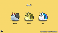 2D minimal enemy monster sprite – simple cartoon monster character for mobile and casual games