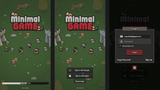 Minimal dark game interface by LAYERLAB Shop featuring sleek, dark-themed controls and visuals for a modern gaming experience.