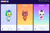 Neon2 interface design by LAYERLAB Shop, featuring vibrant neon-style graphics and layered PSD file for customization.