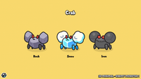 2D minimal enemy monster sprite – simple cartoon monster character for mobile and casual games