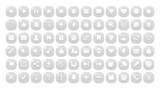 Gray function button from the GUI Yellow Kid interface by LAYERLAB Shop, featuring a sleek, modern design for user interaction.