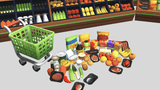 3D Mart object prop by LAYERLAB Shop, featuring a detailed, realistic 3D model of a store display item.