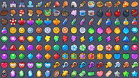 Casual game icon pack by LayerLab featuring reward and shop icons
