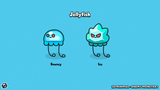 2D minimal enemy monster sprite – simple cartoon monster character for mobile and casual games