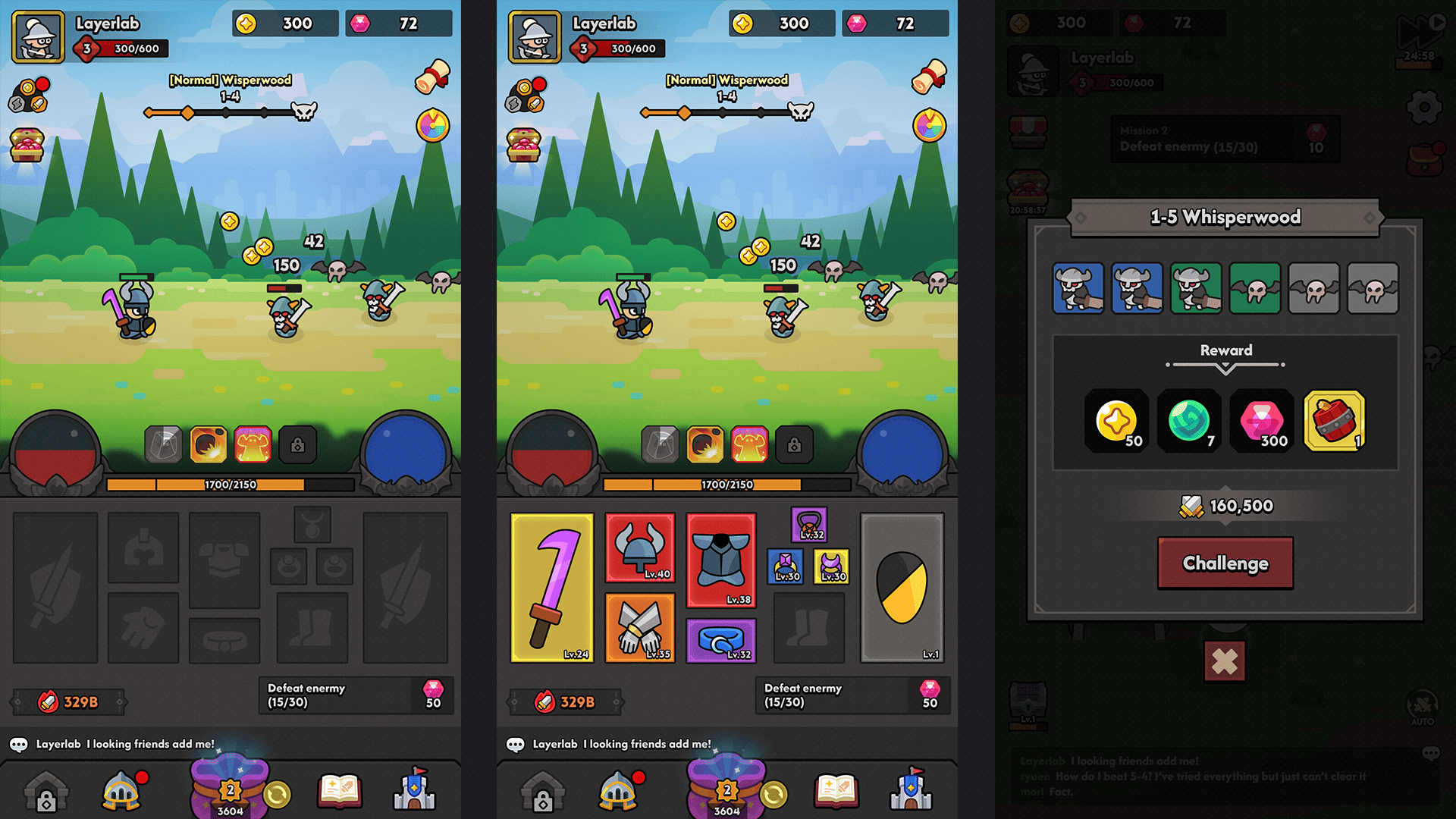 Minimal dark game interface by LAYERLAB Shop, featuring sleek, modern design elements for gaming or app use.