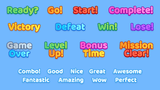 BlueSky interface by LAYERLAB Shop, showing a sleek digital action text screen with modern design elements.