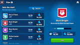 Screenshot of GUI Pro casual game interface for 내 스토어, featuring clan elements and game design visuals.