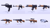 3D casual survival props by LAYERLAB Shop, featuring realistic outdoor gear and accessories for creative 3D design projects.
