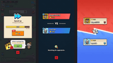 Minimal game interface light design by LAYERLAB Shop, featuring sleek GUI elements and a PSD file for customization.