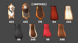 3D fantasy character model from LAYERLAB Shop featuring detailed armor, vibrant colors, and a heroic pose.