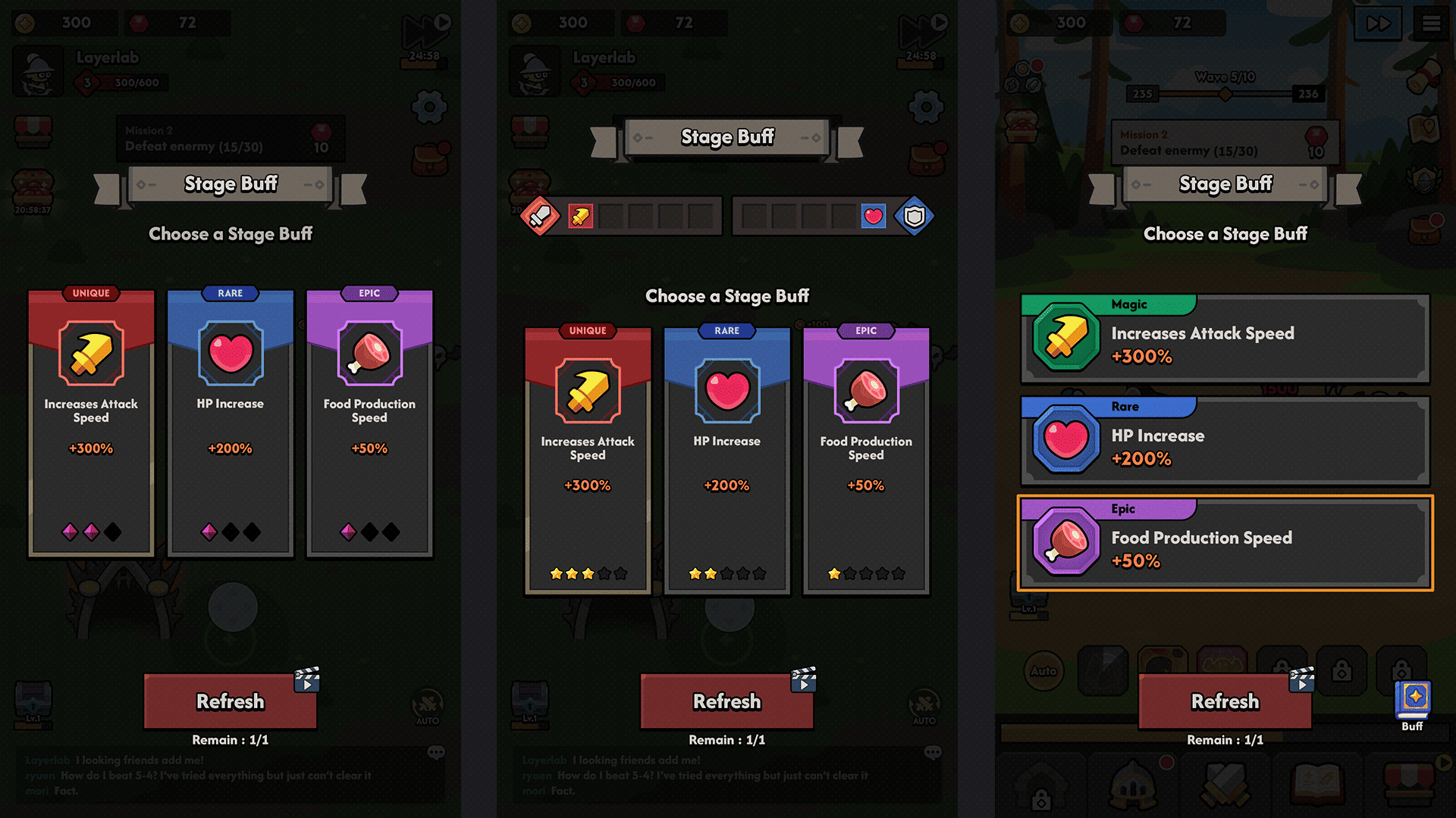 Minimal dark game interface by LAYERLAB Shop, GUI Pro design with sleek, modern layout for gaming applications.