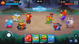 Casual game interface design titled GUI Pro by 내 스토어, featuring colorful play type elements on a digital screen.