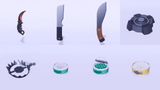 3D Casual Survival props by LAYERLAB Shop, featuring realistic outdoor gear and survival equipment in a detailed 3D render.