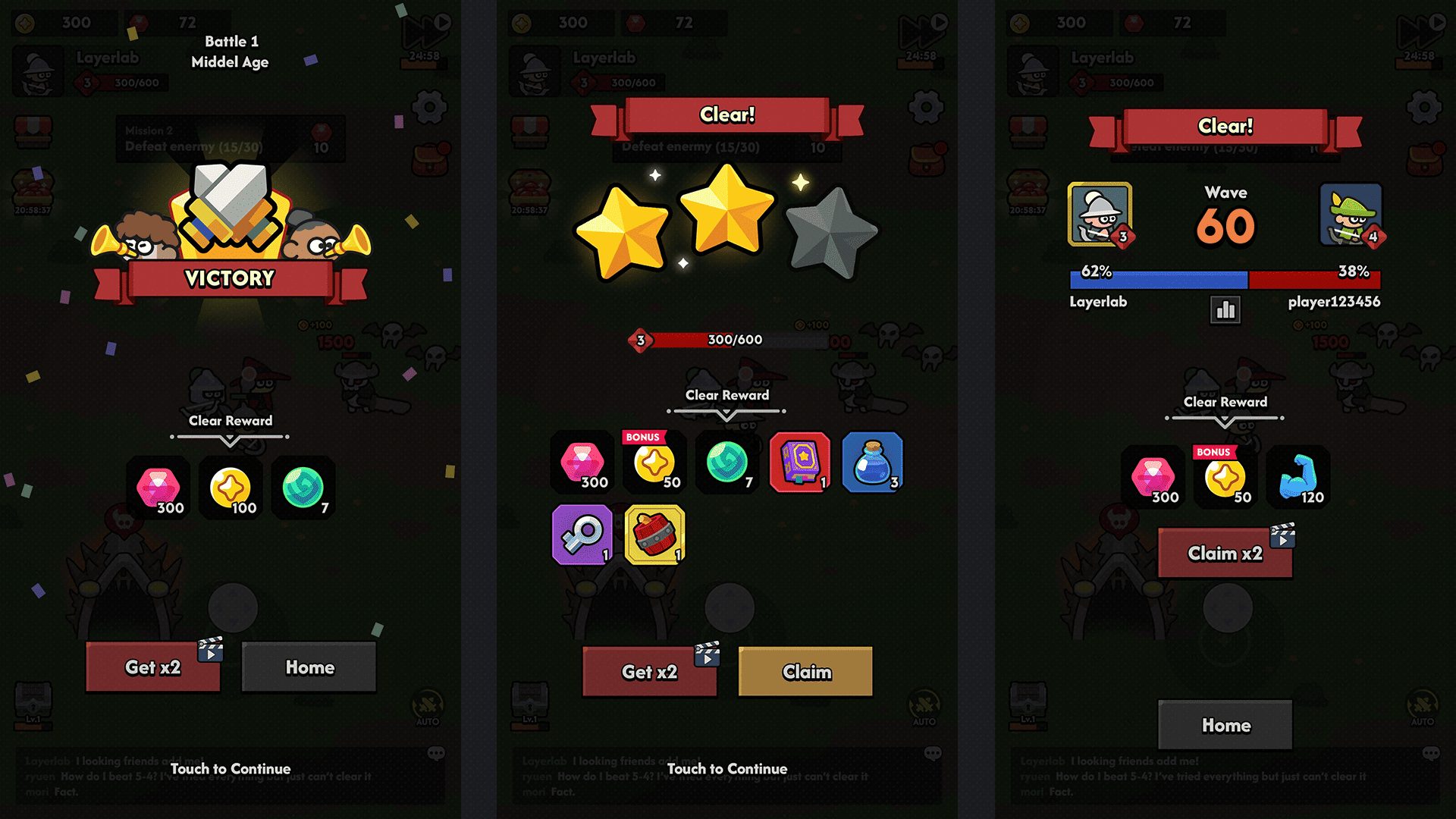 Minimal dark game interface from LAYERLAB Shop's GUI Pro series, featuring sleek dark-themed controls and layout design.