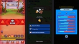 Minimal blue GUI Pro game interface by LAYERLAB Shop featuring sleek design and customizable PSD layers.