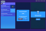 Vertical casual interface design by LAYERLAB Shop showing a clean, modern UI layout with navigation and content sections.