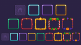 LayerLab Shop GUI avatar frame interface featuring a sleek 2D avatar frame for user profile customization.