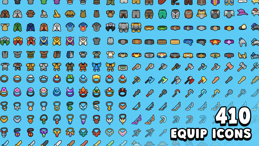 2D Icons -  Equip Item Pack