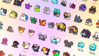 2D Minimal Enemy Monster Pack by LAYERLAB – clean vector monster sprites for casual games