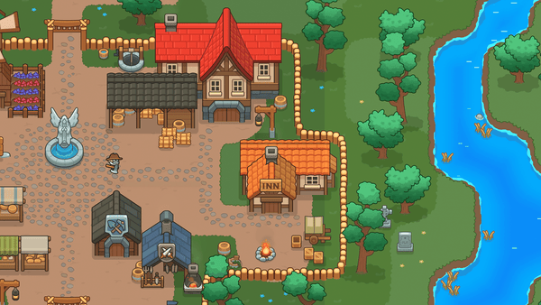 2D Minimal World - Forest Village [Unity Only]
