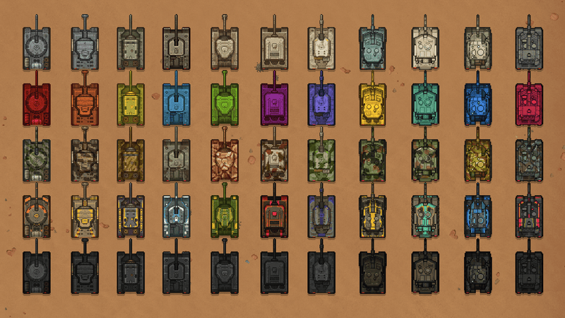 2D Pixel Tank Pack by LAYERLAB – retro pixel art military vehicles for 2D strategy games