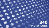 LAYERLAB free pictogram icon pack with 220+ essential game UI icons