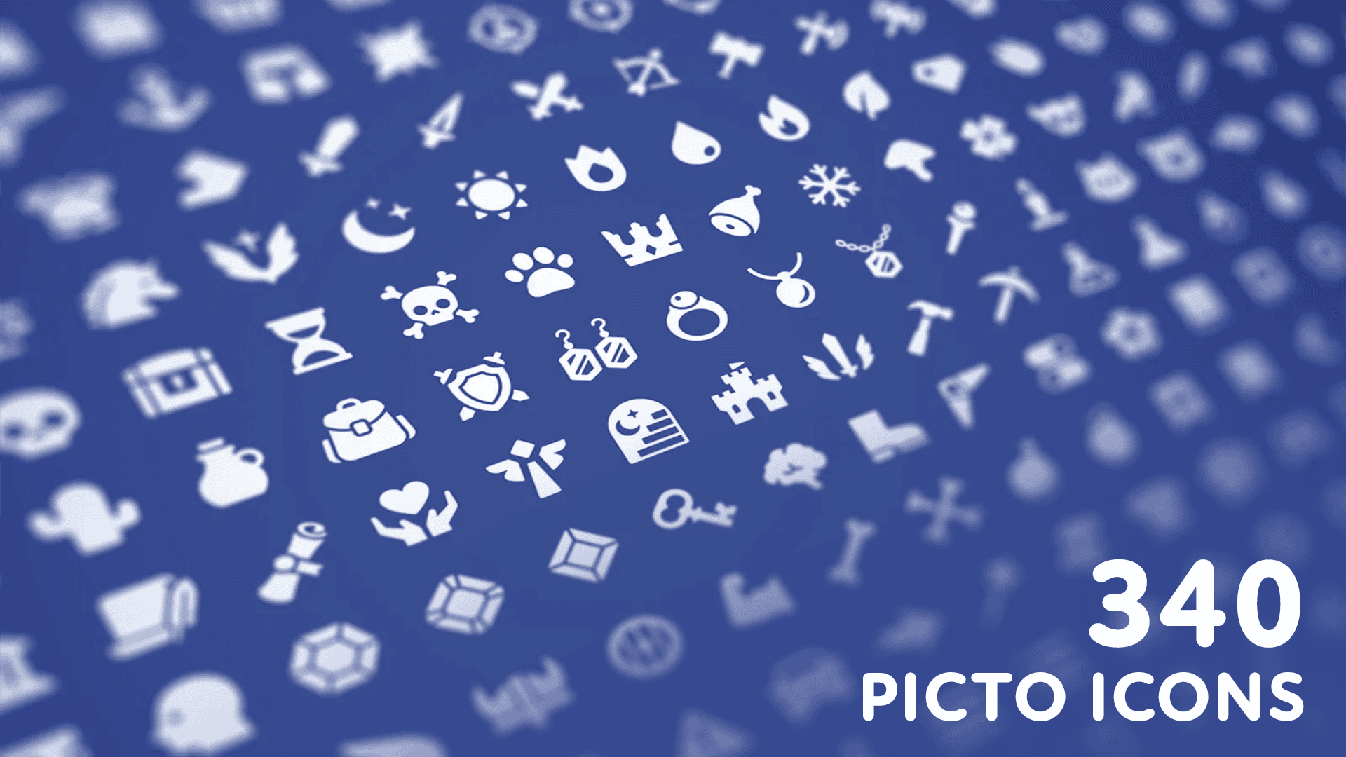 LAYERLAB free pictogram icon pack with 220+ essential game UI icons