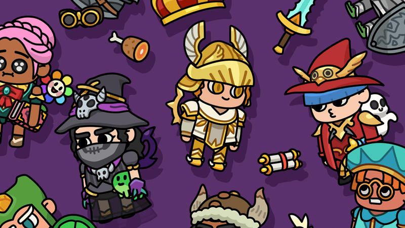 2D fantasy character illustration created with LAYERLAB Shop's 2D Art Maker, featuring detailed fantasy-themed character design.